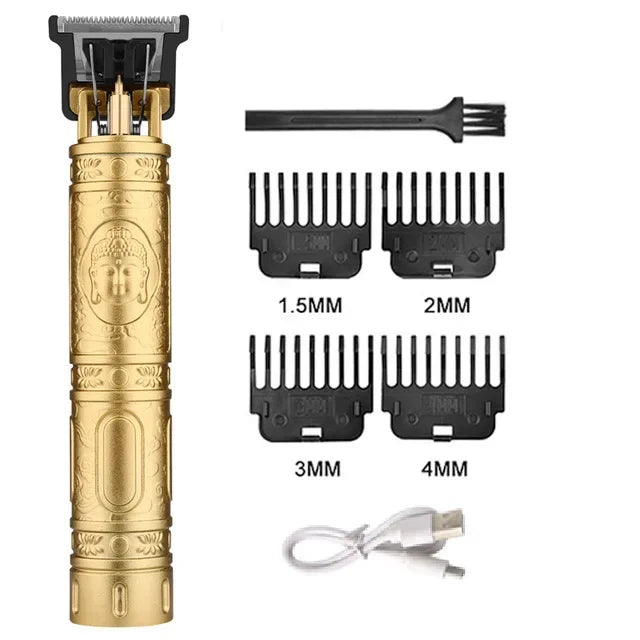 Cordless Hair Trimmer & Clipper – USB Fast Charging | Barber-Style Home Haircut Machine