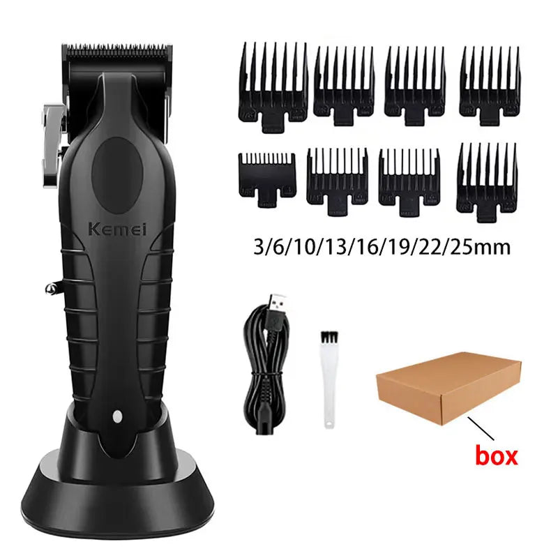 Kemei KM-2296 KM-2299 KM-1102 Hair Clipper Kit Men's Electric Shaver Hair Trimmer Machine Professional Hair Cutting Machine