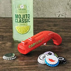 Portable Cap Gun Creative Flying Cap Launcher Beer Opener Bar Tools Beverage Opener Shaped Cap Opener Tool Kitchen Accessories