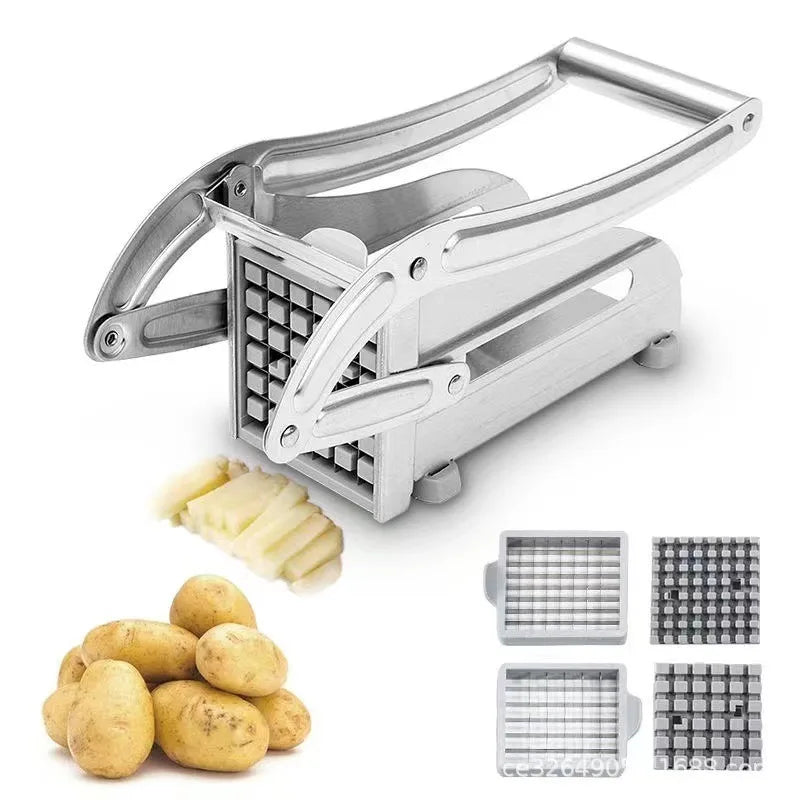 Stainless Steel Potato Cutter Multi-purpose Cucumber Potato Slicer Cutting Vegetable Cutter Kitchen Gadgets and Accessories