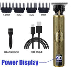 Cordless Hair Trimmer & Clipper – USB Fast Charging | Barber-Style Home Haircut Machine