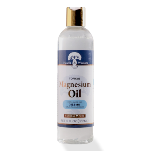 Health and Wisdom Magnesium Oil USP – Topical Magnesium for Muscles & Sleep
