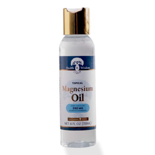 Health and Wisdom Magnesium Oil USP – Topical Magnesium for Muscles & Sleep