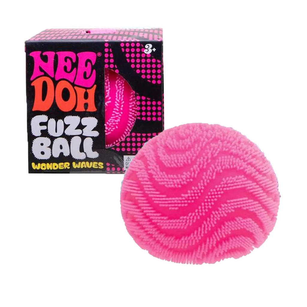 NeeDoh Fuzz Ball Wonder Waves – Sensory Stress Relief Squeeze Toy