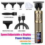 Cordless Hair Trimmer & Clipper – USB Fast Charging | Barber-Style Home Haircut Machine