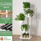 Plant Stand Stand For Flowers Wooden Storage Shelf 4/5/6 Tier Flower Shelf Planter Rack Indoor Display Stand Multiple Flower Pot
