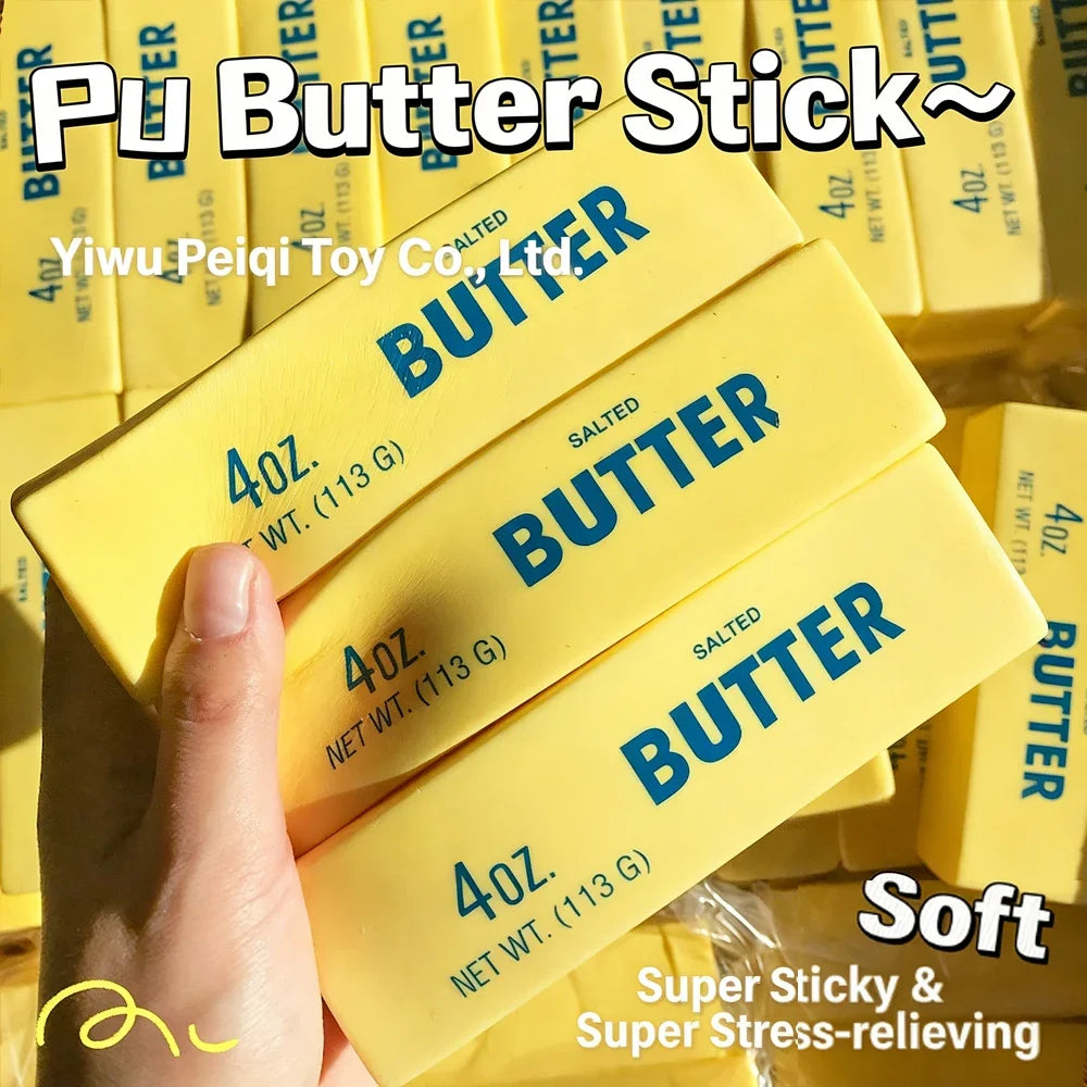 Butter Stick Squishy Toy – Slow Rising Stress Relief Fidget Squeeze
