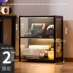 Multi layer transparent storage cabinet, dust-proof acrylic door, shoe collection cabinet, product display cabinet, display rack