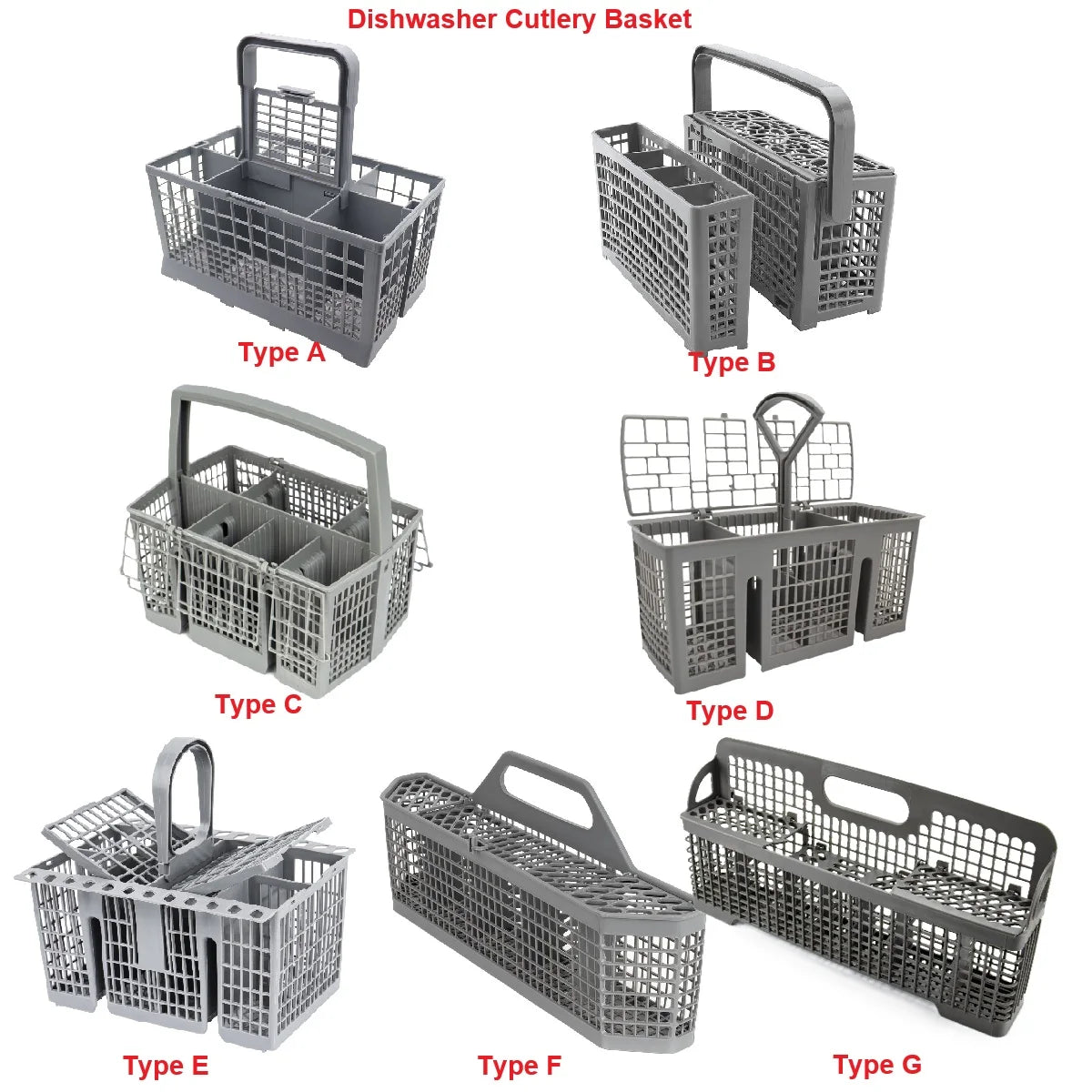 Universal Dishwasher Cutlery Basket – Compatible with Bosch, Whirlpool, GE, Samsung & More
