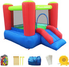8x7 Junior Inflatable Bouncer with Slide & 50 Pit Balls