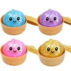 Glitter Dumpling Squishy Toy Set