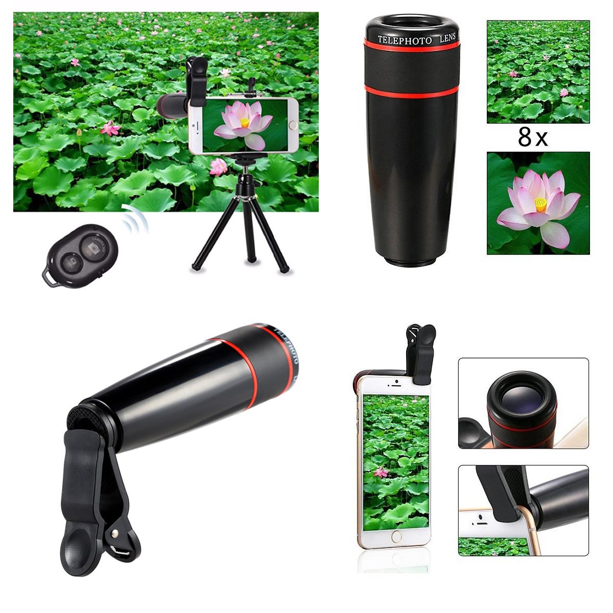 11-in-1 Smartphone Camera Lens Kit – Wide Angle, Macro, Fisheye & More