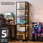 Multi layer transparent storage cabinet, dust-proof acrylic door, shoe collection cabinet, product display cabinet, display rack