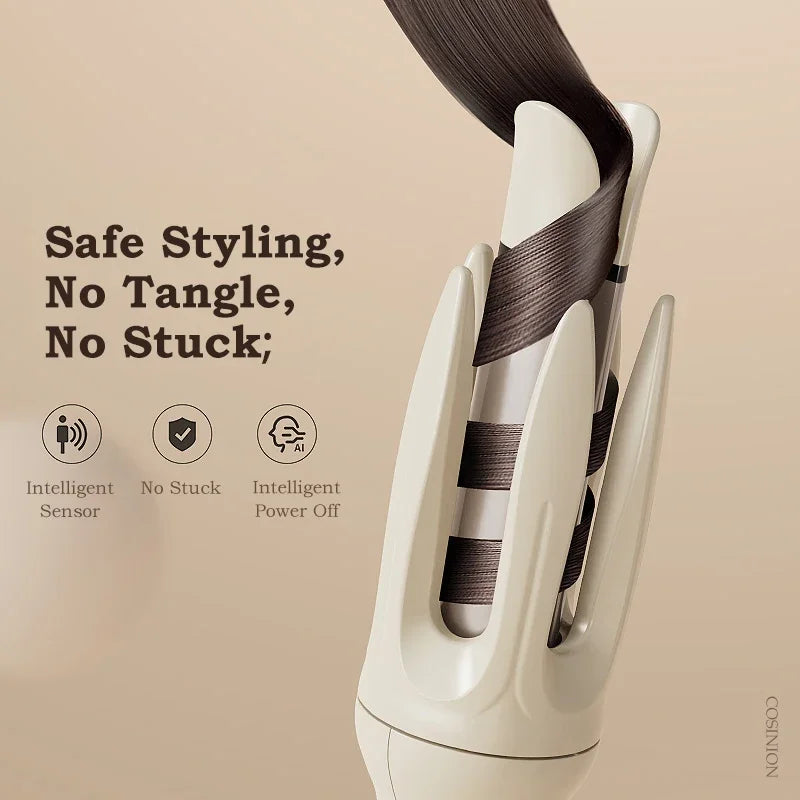 Automatic Hair Curler 28mm – Negative Ion Ceramic Curling Iron | Anti-Tangle Hair Styler