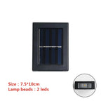 Solar LED Outdoor Wall Light – Waterproof Up & Down Garden Fence Lamp