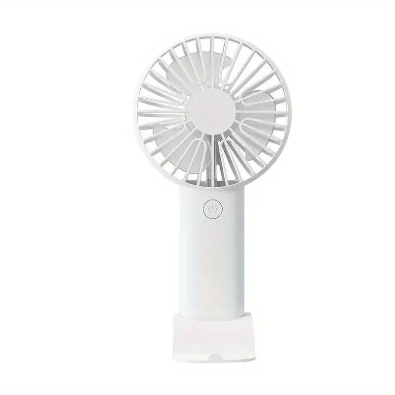Mini Handheld Fan 3 In 1 Portable Desk Fan with Stand USB Rechargeable Small Fan for Travel Office Home