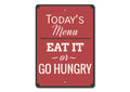Personalized Kitchen Menu Metal Wall Sign — Made in USA