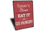 Personalized Kitchen Menu Metal Wall Sign — Made in USA