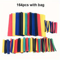 Heat Shrink Tubing Kit 164/328 PCS – 5 Colors 8 Sizes | Wire & Cable Organizer