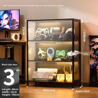 Multi layer transparent storage cabinet, dust-proof acrylic door, shoe collection cabinet, product display cabinet, display rack