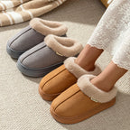 Fashion Women's Winter Slippers Indoor and Outdoor Warmth Anti-slip Comfort Thick Sole Casual Couple Home Shoes Snow Boots