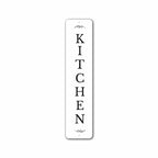 Personalized Vertical Kitchen Metal Wall Sign — Made in USA