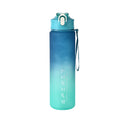 1PCS 800ML Large Capacity Sports Water Bottle Leak Proof Colorful Plastic Cup Drinking Outdoor Travel Portable Gym Fitness Jugs