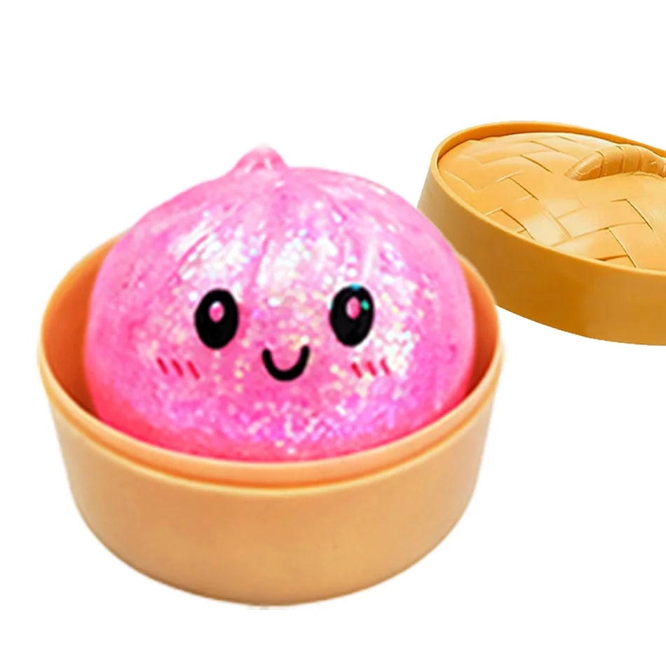 Glitter Dumpling Squishy Toy Set
