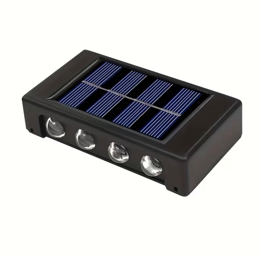 Solar LED Outdoor Wall Light – Waterproof Up & Down Garden Fence Lamp
