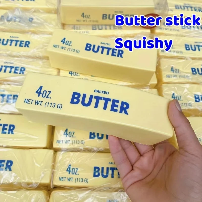 Butter Stick Squishy Toy – Slow Rising Stress Relief Fidget Squeeze