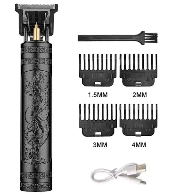 Cordless Hair Trimmer & Clipper – USB Fast Charging | Barber-Style Home Haircut Machine