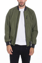 Men's Vinyl Waterproof Windbreaker – Slim Fit Full Zip, S–3XL