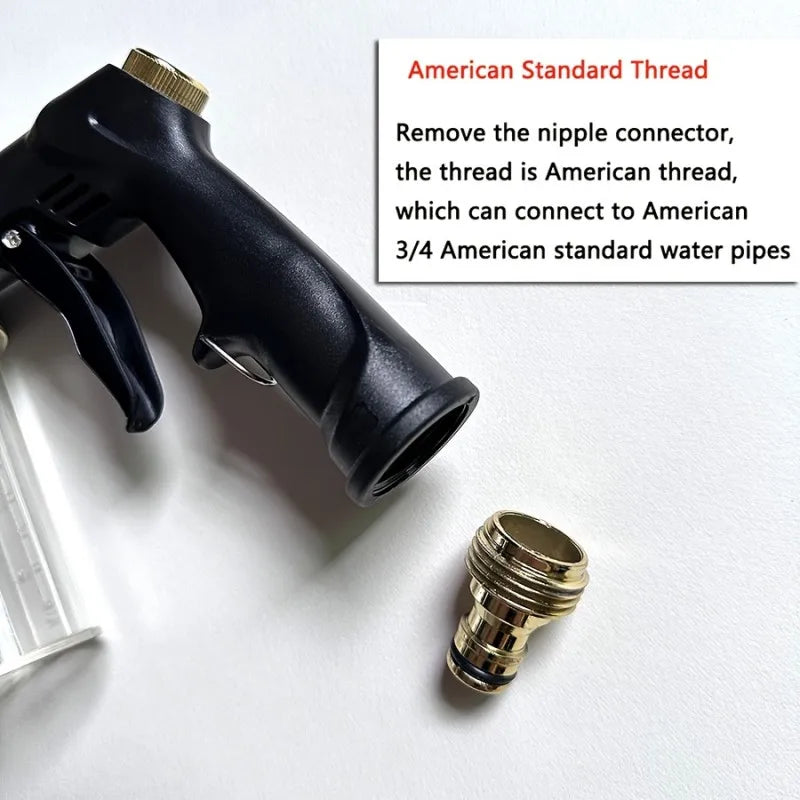 Garden Water Gun Hose Nozzle – Multi-Use Spray Gun for Watering & Car Washing