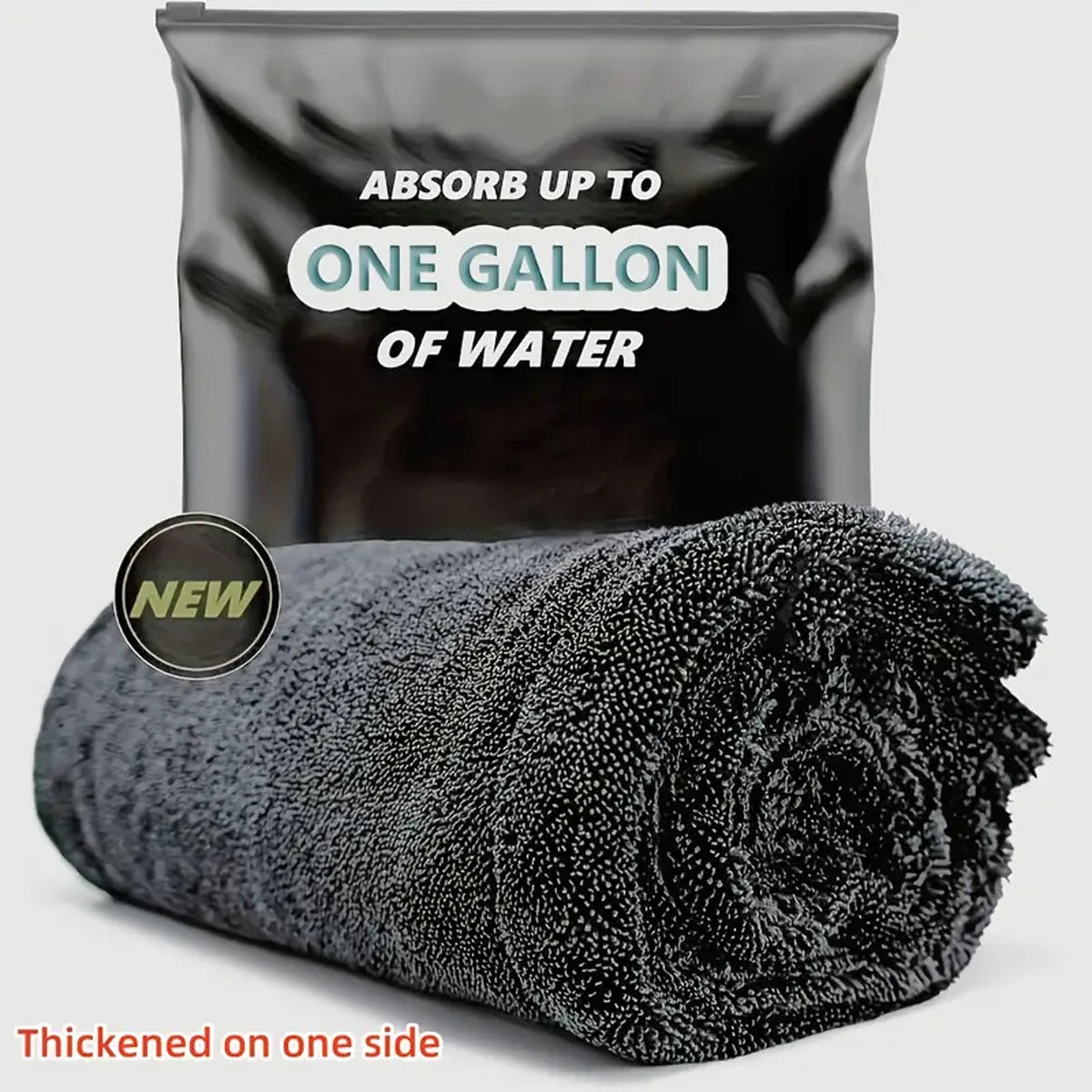 Microfiber Car Drying Towel – Super Absorbent Scratch-Free Wash Cloth