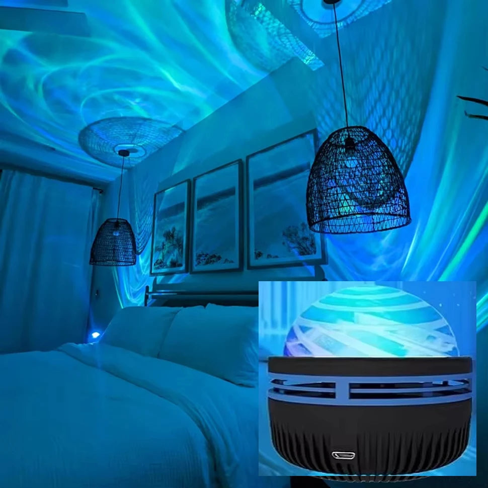 LED Galaxy Projector – Colorful Night Sky Light for Bedroom, Kids Room & Parties