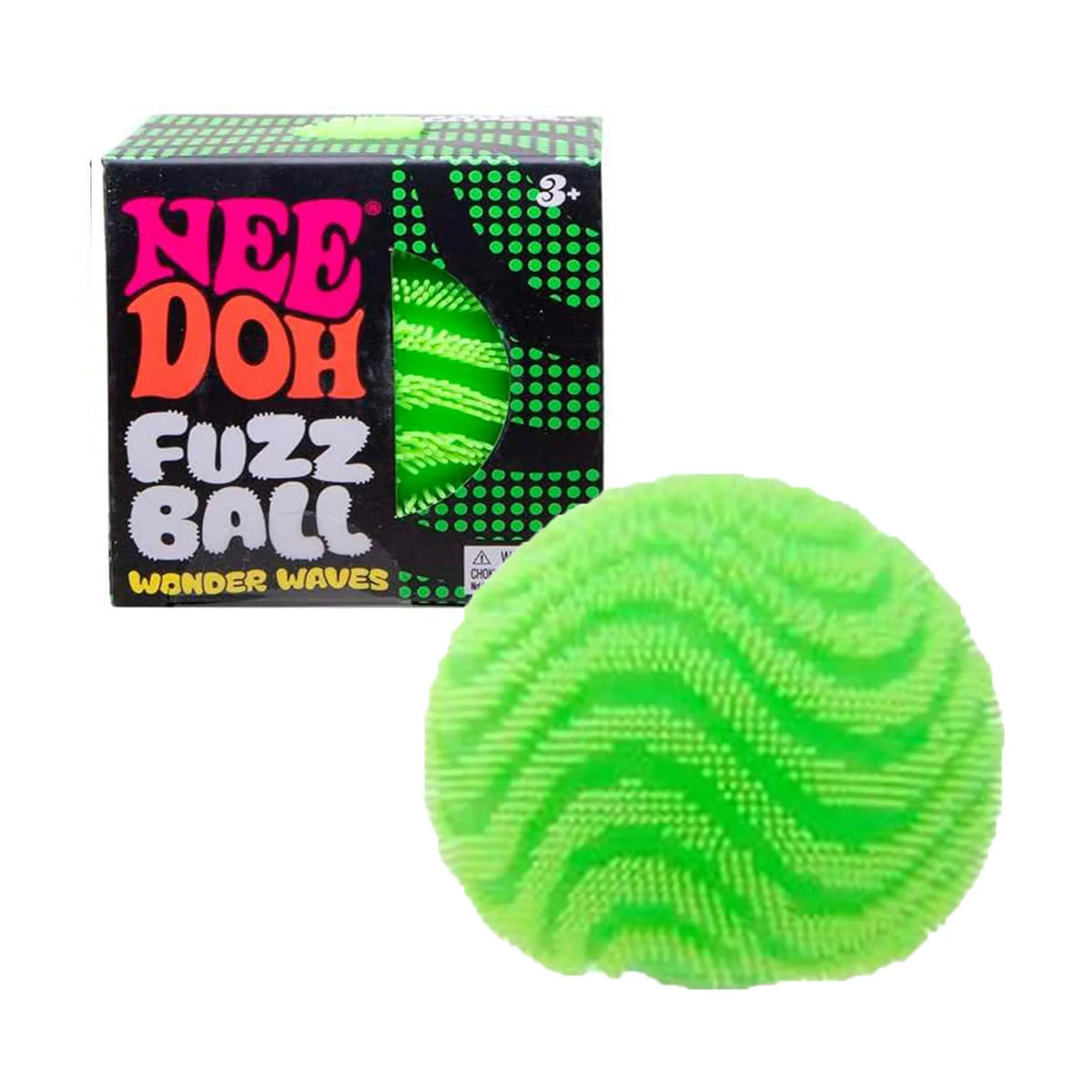 NeeDoh Fuzz Ball Wonder Waves – Sensory Stress Relief Squeeze Toy