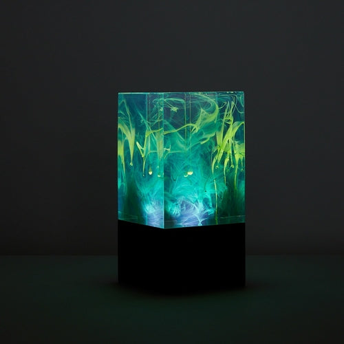 Aurora Handcrafted Resin LED Table Lamp