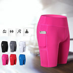 All Seasons Yoga Shorts with Phone Pocket