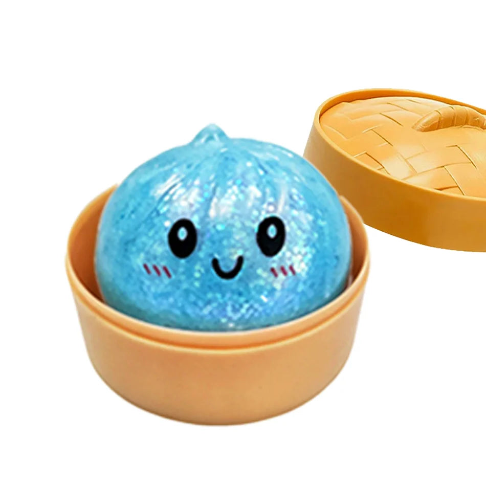 Glitter Dumpling Squishy Toy Set