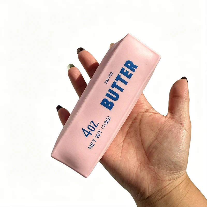 Butter Stick Squishy Fidget Toy, Crunchy Squeeze Stress Ball,Soft Block Anti Anxiety Relief Hand Toy Cute Gift Adults