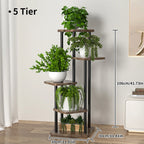 Plant Stand Stand For Flowers Wooden Storage Shelf 4/5/6 Tier Flower Shelf Planter Rack Indoor Display Stand Multiple Flower Pot