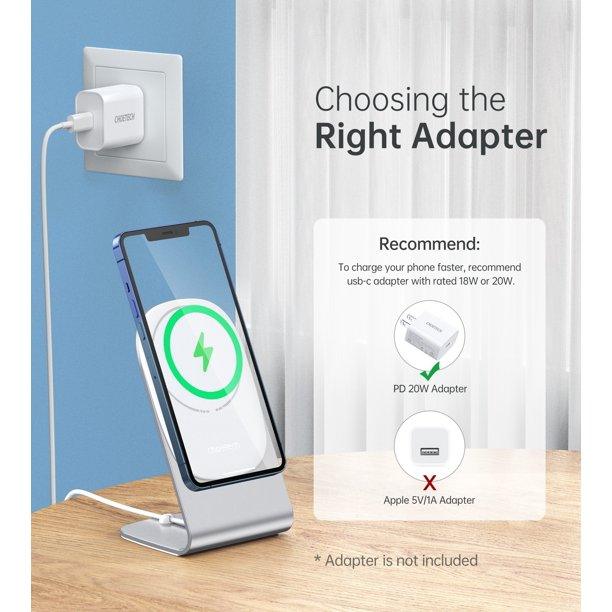 CHOETECH MagLeap Magnetic Wireless Charger & Stand – Up to 15W for iPhone 12