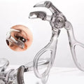Dual-Type Eyelash Curler with Comb – Wide & Partial Clip Options, Waterproof, Long-Lasting, Natural Curl, Unisex Certified