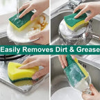 Magic Double-Sided Cleaning Sponge – Kitchen Scrubber (10, 30 & 50-Pack)