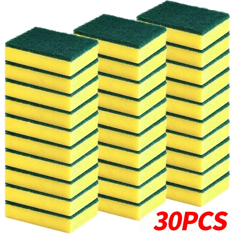 Magic Double-Sided Cleaning Sponge – Kitchen Scrubber (10, 30 & 50-Pack)