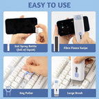 7-in-1 Keyboard & Earphone Cleaning Kit – Computer Cleaner Brush Set with Keycap Puller