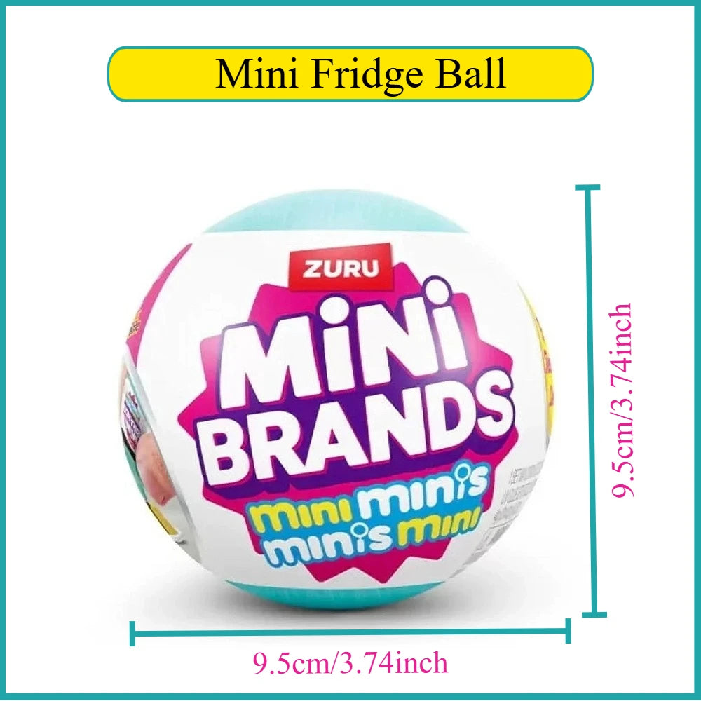 Zuru Mini Brands Mystery Capsule Blind Box – Surprise Miniature Refrigerator Collection
