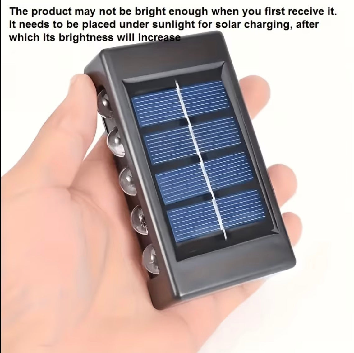 Solar LED Outdoor Wall Light – Waterproof Up & Down Garden Fence Lamp