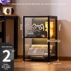 Multi layer transparent storage cabinet, dust-proof acrylic door, shoe collection cabinet, product display cabinet, display rack