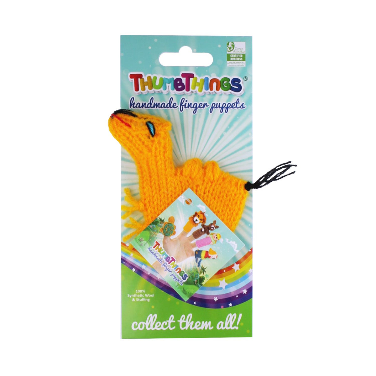 Arabian Camel Finger Puppet – Handmade Fair Trade Kids Toy
